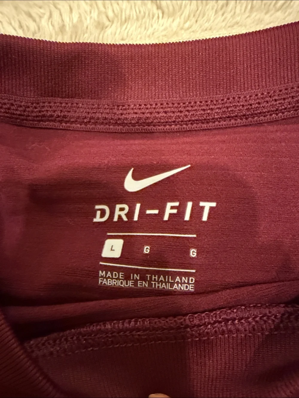 Nike Maroon Virginia Tech Long-Sleeve Dri-Fit Performance pullover